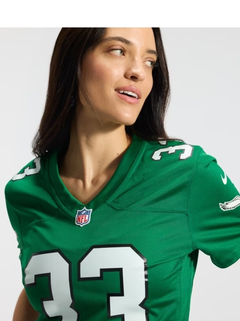 NFL Nike Women's Kelly Green #33 DeJean Football Jersey